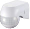PS-TECH Detector de Movimiento Pared Exterior IP44, Interruptor Apto para luz LED, Sensor con Cobertura de Presencia 180º hasta 12m. a 2.5m de Altura, termporizador 10 seg-15 min