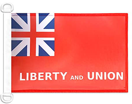AZ FLAG Taunton Liberty and Union Boat Flag 45x30 cm Plastic Rings