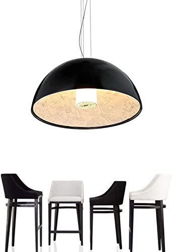 Schwarze Ø40cm LED-Pendelleuchte | Industrieller Vintage Kronleuchter Aus Eisen | Sky Garden Relief | Mit E27 Leuchtmittel | Skygarden Wohnzimmer, Schlafzimmer, Esszimmer, Restaurant, Büro, Küche