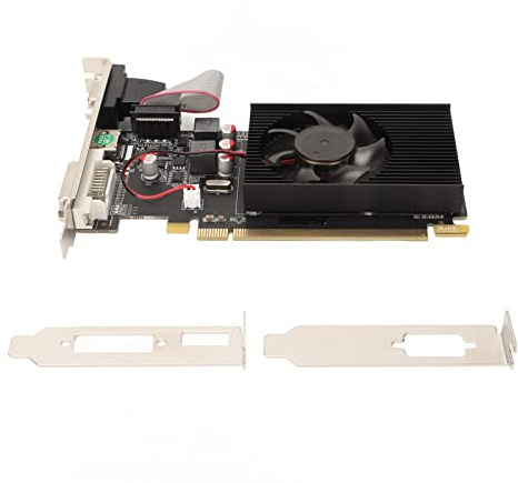 ciciglow 2 GB DDR3-Grafikkarte, 64 Bit HD6450 3600 MHz 2048 MB Grafikkarten PCI Express X16 2.1-Schnittstelle Desktop-Grafikkarte mit Unterstützung für HDMI/DVI/VG