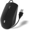 SUBBLIM Ratón Business Silencioso Con Cable Usb 1200 Dpi Negro Todoterreno Silent Click Ratón Ergonómico Con Cable Sencillez Y Minimalismo