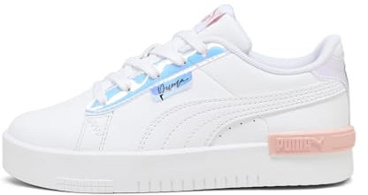 PUMA JADA Crystal Wings PS Sneaker, White-Peach Smoothie Black, 30 EU