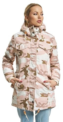 Brandit Women Marsh Lake Parka, Donna, candy camo, S