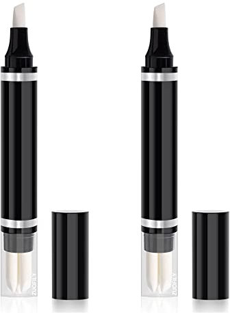 3.5ml Doribeauty Stylo Correcteur de Maquillage de Précision, Stylo démaquillant portable pour la réparation de l'eyeliner (2Pcs)