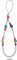 scicent Beaded Phone Charm Crystal Wrist Strap 2434