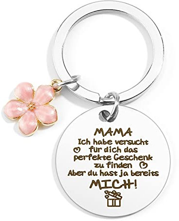 Muttertagsgeschenke für Mama Schlüsselanhänger mit Gravur Valentinstag Oster Geschenk Mama Weihnachtsgeschenke für Mütter von Tochter Sohn Dankeschön Geschenkideen zum Muttertag Geburtstagsgeschenk