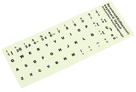 Hemobllo Night Light Keyboard Stickers for Laptop and Humanized Design Keyboard Labels