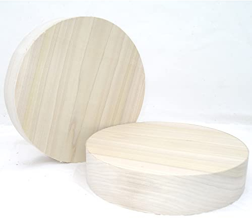 Woodturning Bowl Blanks and Clock Blanks - (Tulip 205mm X 47mm)