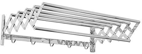 Porte-Serviettes Rétractable, en Acier Inoxydable, Porte-Serviettes de Bain, Organisateur de Rangement, Support de Séchage pour Suspendre Les Serviettes, pour Usage Domestique
