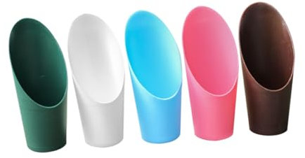 CIYODO Lot De 5 Pelles à Terreau en Plastique Multicolore pour Jardinage, Compactes Et Légères, pour Rempotage, Plantation De Succulentes Et Entretien De Plantes en Pot