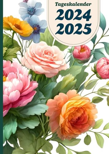Tageskalender 2024 2025: 1 Tag pro Seite Tagesplaner - DIN A4 - mit viel Platz für Ihre Tagesplanung.