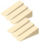 Holzkeile 6 Stück Türkeil Türstopper Holz Türkeile Fester Türstopper boden Möbelkeile Holzkeile Keil Holzkeile rutschfest Keile Für Alle Oberflächen Mobile Sicherheit Heimbüro