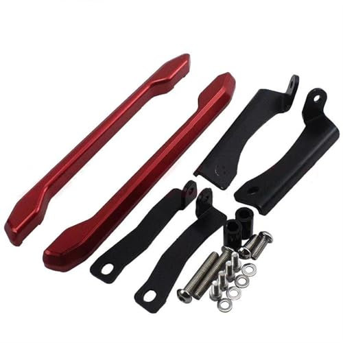 JHYBDP Haltegriff Für Motorrad-Beifahrer Für Yamaha MT09 SP MT 09 2021-2023 MT-09 Haltegriff Für Soziussitz, Hintere Handlaufarmlehne(Rot)