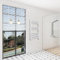 Sky bathroom | 1200x500mm Straight Towel Rail Radiator Heated Ladder Warmer Radiator White