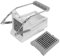 Taglierina francese, manuale gigiciale taglierina in acciaio inossidabile taglio di patate di patata elicottero friggifere cutte essenziale per le carote di patate cetrioli (Large)