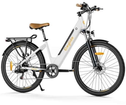 Eleglide 20 Faltbares E-Bike für Erwachsene, 250W City Elektrofahrrad mit 36V 7.8Ah Akku, 25km/h, 60–80km Reichweite, LED-Display, V-Bremse, mit Gepäckträger und Licht
