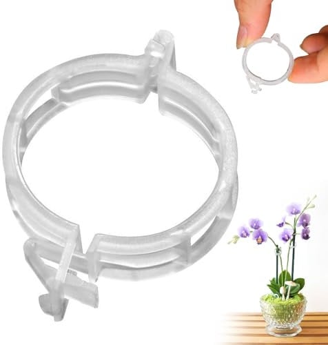 Plant Supports for Outdoor Plants 100Pcs, 2025 New Plant Clips, Plant Clips for Climbing Plants, Twine Vine Trellis Cage, Vegetable Garden Plant Support Clips Grafting Tools