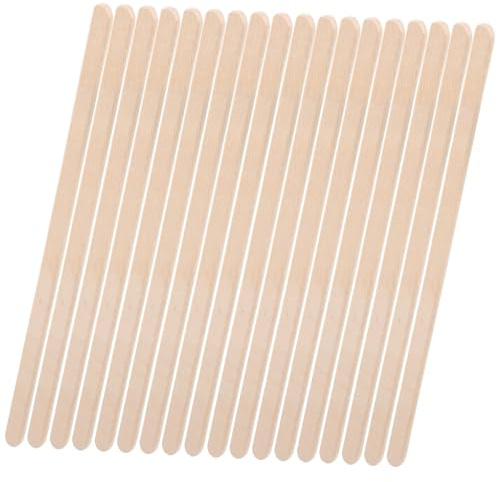 TOPPERFUN 100stücke Holz Wachsstifte Für Haarentfernung Vielseitige Applikatoren Mit Abgerundeten Kanten Für Angenehmes Wachsen Augenbrauen Formen Und Wachs Auftragen