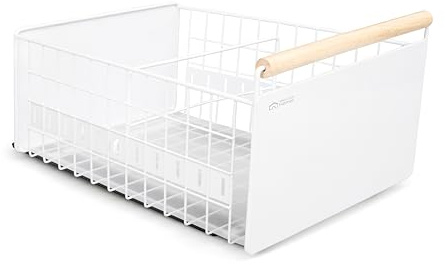 Cajón extraíble telescópico para cocina con guía metálica suave, organización total del armario y acceso fácil al fondo, ideal para cocinas, baños y despensas en hogares modernos.