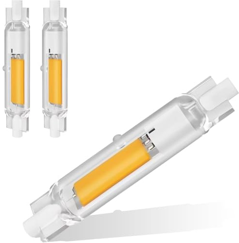 ZJZG R7S LED 78mm Dimmbar, 20W R7S LED Stab Ersatz für 200W Halogen Leuchtmittel, 78mm Leuchtmittel Warmweiß 3000K 2000LM, Kein Flackern, 360°Abstrahlwinkel, 2er Pack