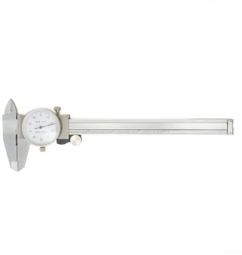 Zilimontt Messschieber für Innen- und Außentiefen, 4-Wege-Messgerät, 15,2 cm, Messschieber mit 0001 Genauigkeit, Edelstahl, Messgerät für Gerät