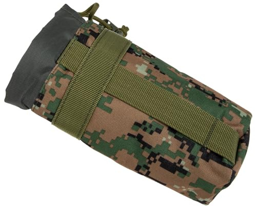 DOITOOL Pochette Isotherme Camouflage pour Gourde de Sport, Contenant de Rangement Léger et Résistant, Porte-Bouteille Étanche pour Randonnée, Vélo et Activités de Plein Air