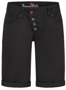 Buena Vista Damen Shorts Malibu Stretch Twill (DE/NL/SE/PL, Alphanumerisch, XL, Regular, Regular, black)