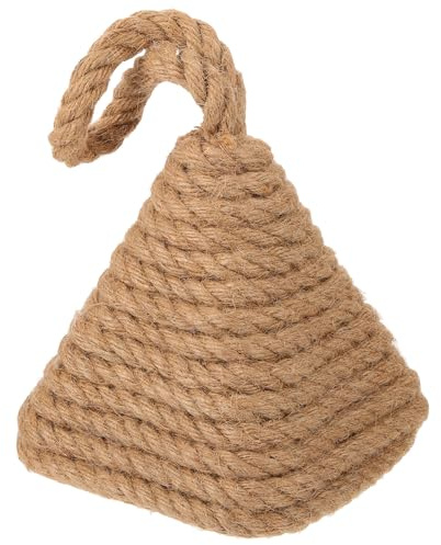 Veemoon Decorative Door Stop Ball with Cotton and Linen Rope Door Anti-Collision Protector for Home and Bathrooms for Stylish Home Decor