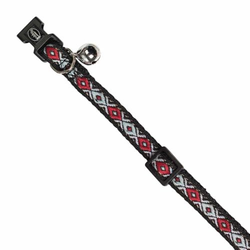 Nobby 53052-05 Katzenhalsband Rhombus schwarz