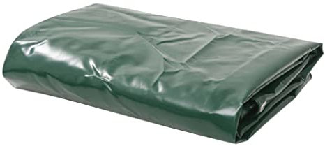 vidaXL Abdeckplane PVC 650g/m² 4x6m Grün LKW Plane Schutzplane Gewebeplane