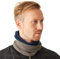 CHARM Multifunktionstuch Nackenwärmer Stirnband Mützen - 100% Seide & Wolle Rundschal Schlauchschal Zubehören Chemo Hut Empfindlich Haut Damen Herren Navy