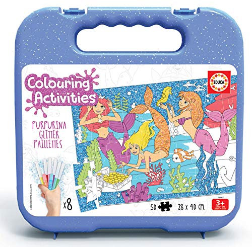 Educa 50 Meerjungfrauen Colouring Puzzle