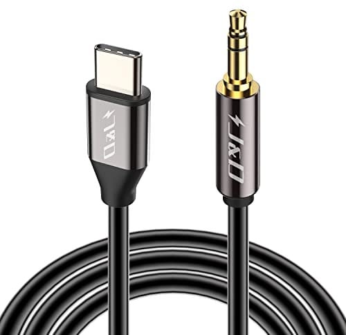 J&D USB C auf 3,5 mm 1/8 Zoll Audio-Aux-Kabel, Aux-Kabel USB Typ C auf Standard 3,5 mm 1/8 Zoll TRS-Stecker Auto-Aux-Adapterkabel, Kompatibel mit der iPhone 15/15 Plus/15 Pro/15 Pro Max, 1 m
