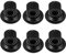 BSTSEY 6 Pcs Self Adhesive Stainless Steel Pen Holder Clips - Pen Pencil Holder Pen Clip Holder with Adjustable Spring Loop, Fit Any Size Pens Markers Use in Home Office Whiteboard, Black