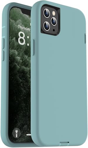ORIbox iPhone 11 Pro Case, 3M Military Grade Drop Protection Liquid Silicone Heavy Duty Shockproof Anti Drop Case for iPhone 11 Pro 5.8 inch Green