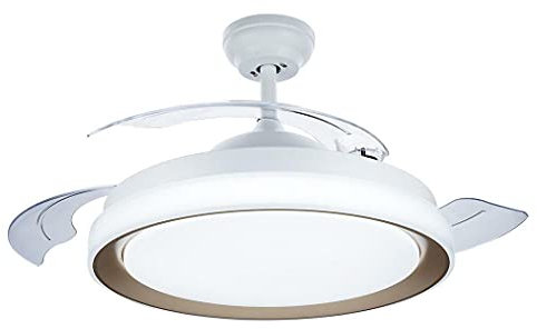 Philips Lighting Bliss Lampada LED da Soffitto con Ventilatore, Telecomando Incluso 35 W, Oro, 106x42cm