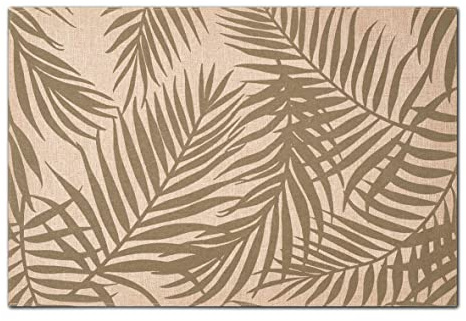 Zeller 27068 Platzset 'Palme', Polyleinen, grün, ca. 45 x 30 cm