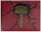 Endgame Thor 3D Bronze Mjölnir Hammer Emblem Geldbörse/Geldbeutel Bi-Fold ID- & Kartenhalter, Rot