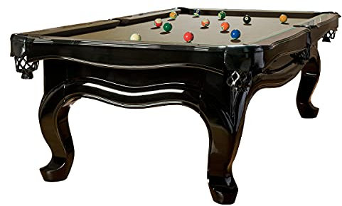Billiard-Royal Billardtisch Pooltisch Modell Piano 9 ft. mit hochwertigem K-55 Bandengummi und freier Tuchwahl, Tuchfarbe:Beige