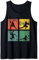 Herren Volleyball Spieler Strand Volleyball Vintage Spaß Tank Top