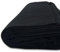 Wavetex® Bühnenmolton Stoff Meterware, schwarz, 100% Baumwolle, 300 cm breit, Gewicht 300 g/m2, schwer entflammbar, blickdicht, schallabsorbierend