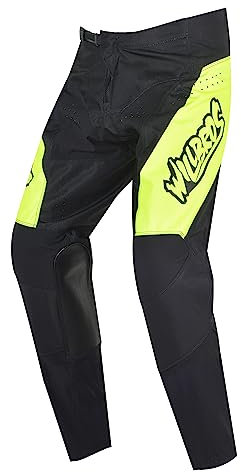 Willbros MX Hose Offroad Motorrad Mountainbike Dirt Bike Enduro Rennen UTV MTB BMX Rennen Radfahren Motocross Gelb M=32