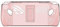For ROG Ally Transparent Case Shockproof Game Console Cover With Bracket Sweatproof Protective Cover for Asus ROG Ally Gaming Accessories (Transparent Red)