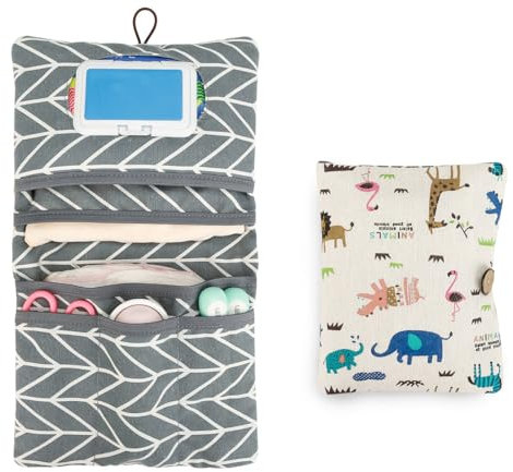 JOCXZI Scatole per Pannolini,Buste per Pannolini usati Lavabili,Borsa per Pannolini per Bambini, Scatola per salviette, Borsa per Pannolini Portatile per Lavaggio Bambini