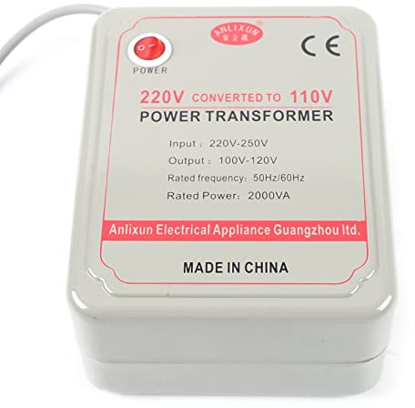 Spannungswandler 220-250V Auf 100-120V Transformator Wandler Konverter Umwandler Converter (2000, Watt)