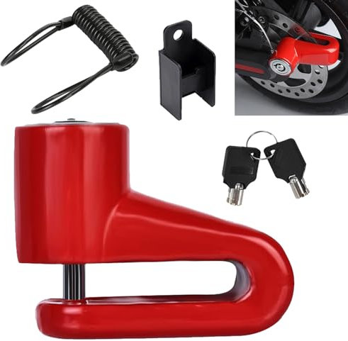Scooter Elettrico Blocco Freno a Disco,Blocco Antifurto per Freno a Disco,Blocco Freno a Disco,Blocca Disco per Scooter,Antifurto Blocco Di Sicurezza Elettrico,Freno a Disco Blocco Antifurto