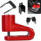 Candado Antirrobo Disco Scooter Bicicleta,Candado de Freno de Disco,Pinza Antirrobo Segura para Motos,Candado Moto Disco,Candado Antirrobo para Moto,Antirrobo Bloqueo Pinza Disco Freno Moto