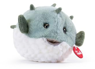 Trudi Kugelfisch Plüsch-Meeresgeschenke, Unterwassertiere und Strand | 20x14x17cm Größe S | Sealife Depth | Modell 26571