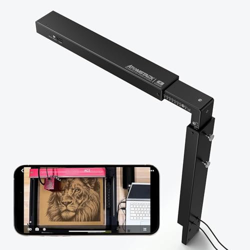 ATOMSTACK AC2 Lightburn Kamera für laser graviermaschine, 1080P HD Aufnahme, Präzise Positionierung, 32 GB Speicherkarte, Fernüberwachung, für A5 Pro A6Pro A10Pro Lasergravierer