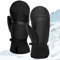 XRPRPX Fäustlinge Wasserdicht Touchscreen Fäustlinge Skihandschuhe Winterhandschuhe Schwarz Fahrradhandschuhe Wasserfeste Thermo Handschuhe Fausthandschuhe Schnee Fäustlinge für Outdoor-Aktivitäten
